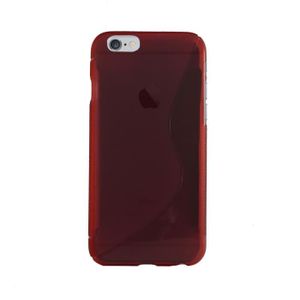 coque iphone 6 apple silicone rouge