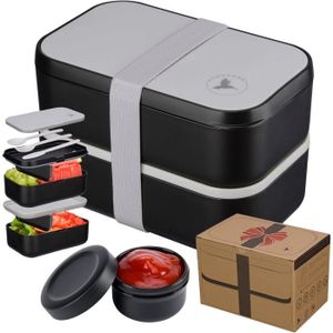 LUNCH BOX - BENTO  Lunch Box Xxl Grande Capacité Pour Adultes Bento 2