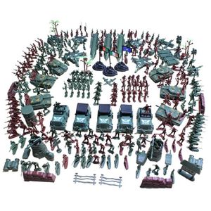 FIGURINE - PERSONNAGE Jeu de figurines de soldat en plastique 4 Cm, 307 