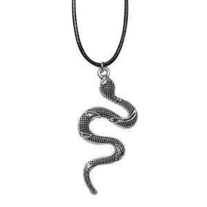 1.1 mm Dia 5 x 18" Noir Plaqué complet Serpent Collier/Pendentif Chaînes
