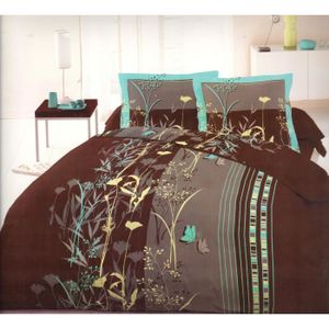 4 pi/èces 140x190cm Lit 2 Places Parure de Drap - Esprit