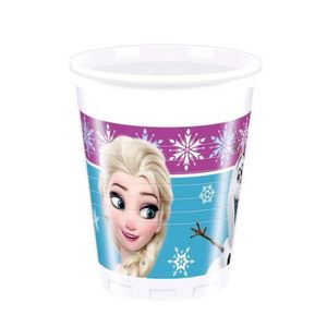 lot de 8 gobelets 20cl frozen lights reine des neiges/®