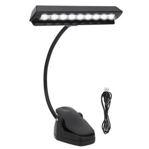 Lampe de table LED pour piano, lampe de pupitre, protection douce des yeux,  partition enfichable USB, clip spécial, type tactile, bureau intelligent,  pratique, ABS - AliExpress