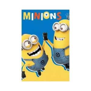 les minions Plaid Polaire Enfant Bleu 100x150cm Bleu Taille Unique