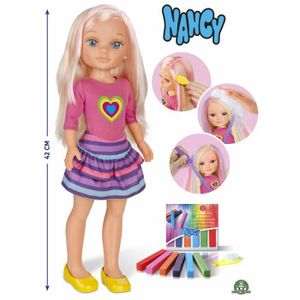 POUPÉE Poupée GIOCHI PREZIOSI - NANCY NAC17 - Une journée Mèches en Couleurs