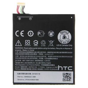 Batterie D'origine HTC One M8s - Modèle OPKV100 / BOPGE100 - 2840mAh - Occasion Comme Neuve