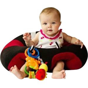TRANSAT Transat bébé chaise cébé aassis confort doux velours jouet support pour s'asseoir dans maison 45*30CM 3-16 mois ( noir )