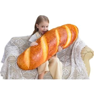 TRAVERSIN Traversin - Limics24 - Oreiller Baguette Bread Soft Lumbar Funny Food Plush Stuffed Toy For Jetez Un