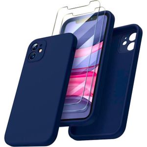 ACCESSOIRES SMARTPHONE Coque Silicone Pour iPhone 11 Couleur Bleu Nuit Pr