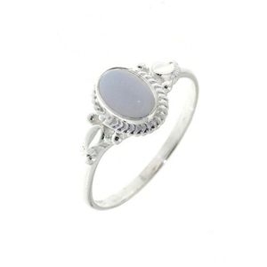 bague argent et calcedoine bague argent et calcedoine