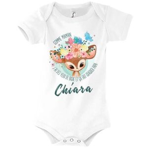 BODY Chiara | Body bébé prénom fille | Comme Maman yeux