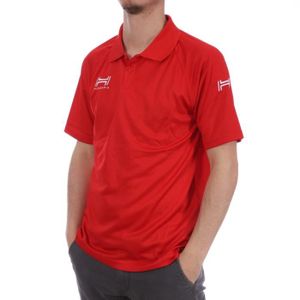 POLO Polo Homme - Hungaria - Training Premium - Manches Courtes - Rouge