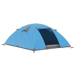 Generic Tente Imperméable Anti-UV Enduite De Noir De Camping Extérieur  Automatique De 2 Personnes - Prix pas cher
