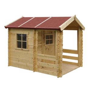 MAISONNETTE EXTÉRIEURE Maison en bois pour enfants - Timbela M501A - 175x130xH145cm
