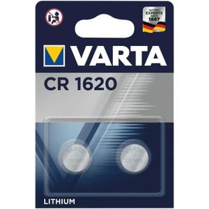 PILES VARTA - Pile électronique lithium CR 1620 3V x2