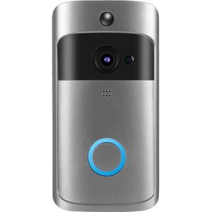 INTERPHONE - VISIOPHONE rabais-WIFI Sonnette Caméra Vidéo Sans Fil Interphone Visiophone Système d'accès par