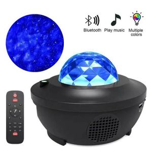 TROUSSE MANUCURE BL24404-Lampe De Projection Led Ciel Étoilé Bluetooth Musique Avec Télécommande