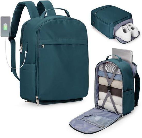 Sac Cabine 32L Sous Siège - Dimensions 45x36x20cm, Approuvé EasyJet, Léger Et Pratique Voyage