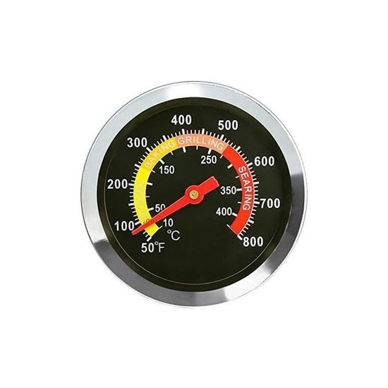 Jauge de température de thermomètre de barbecue d'acier inoxydable de 50 ~ 800 ℉ pour la cuisson