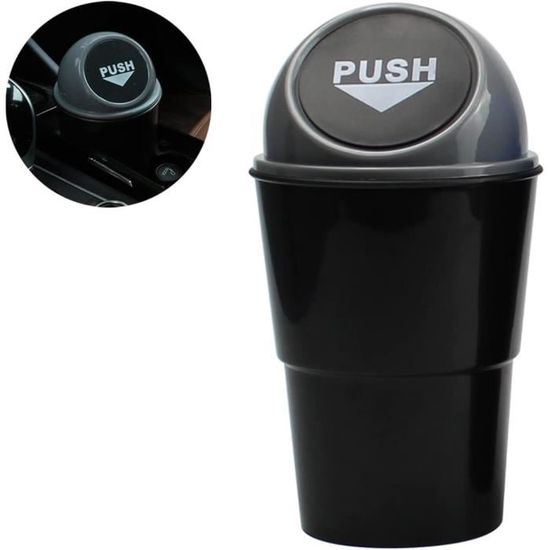 Mini Poubelle De Voiture Rose Avec Couvercle Anti-Fuite – Portable, Étanché, Idéale Porte-Gobelet Ou Console