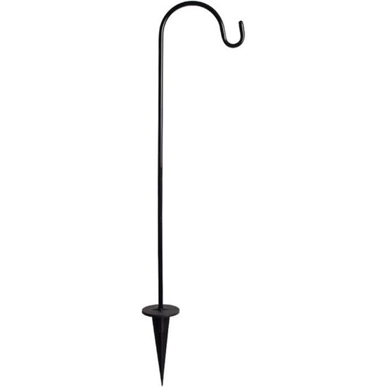 Pique Métal Noir J-Line – 60 Cm, Pour Décorations, Art Floral Ou Bricolage
