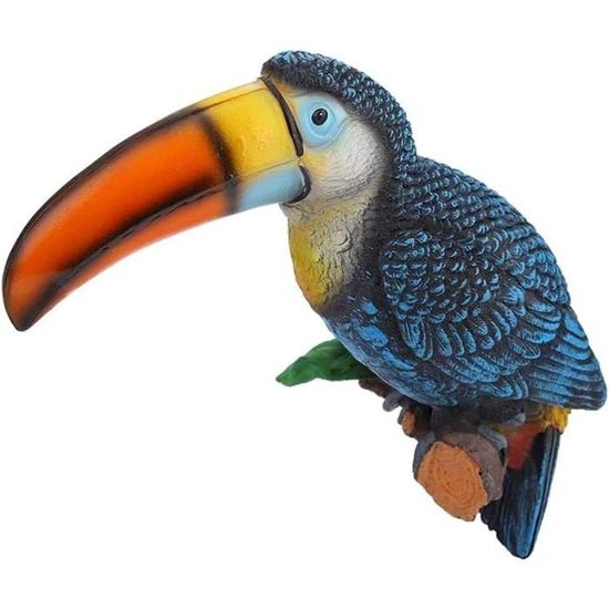 Paon Deco Oiseau Sculpture de Jardin Gartenpfau Kunstvogel Figurine Metal 74cm