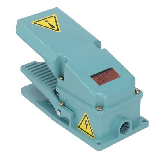 Interrupteur à Pédale 220V/380V - Commande Marche/Arrêt Au Pied Avec Cordon 10cm