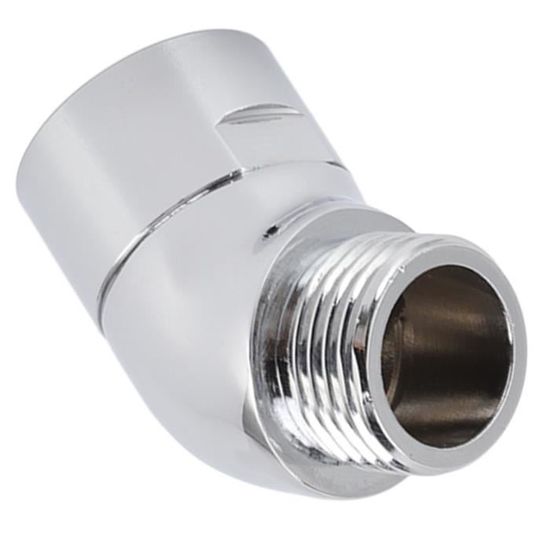 Robinet De Coin à Vis Excentrique, KLEHOPE Adaptateur D'angle De Douche, Avec Vis Excentrique, Rotule Pivotante En Laiton, Pour Connecter Des Pommes De Douche Et Des Conduites D'eau