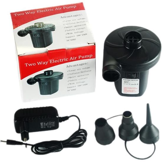 Duokon pompe à air 22Kpa Pompe à air gonflable électrique DC 12V 4.5W Pressure 22Kpa 7.5L/min