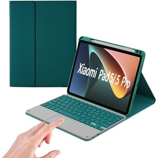 Coque Avec Clavier Bluetooth Pour Xiaomi Redmi Pad 2 Pro 12,1" - AZERTY Français, Cuir PU, Batterie Longue Durée