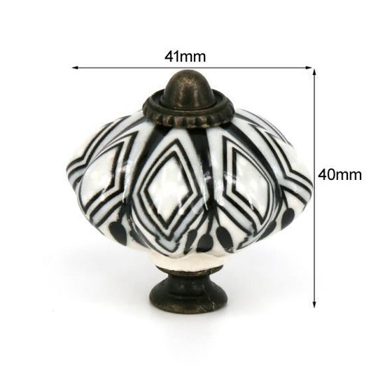 Cabilock 6 Pièces Poignée De Porte D'armoire Boutons Pour