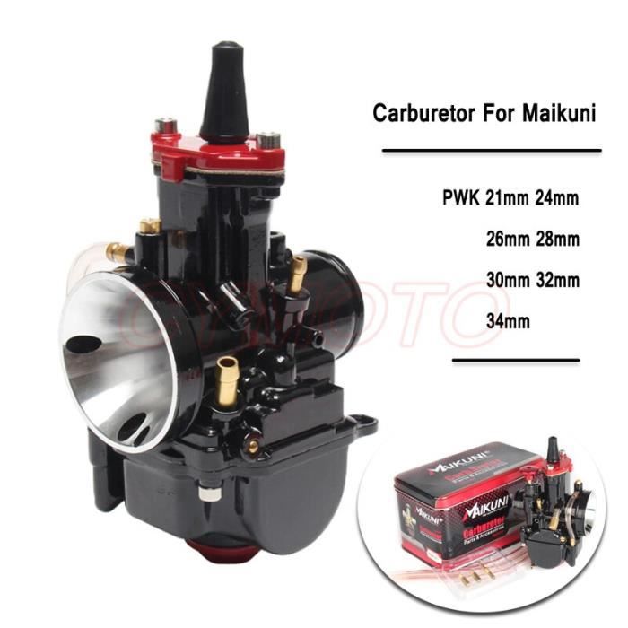 Carburateur PWK universel, 21 24 26 28 30 32 34mm, pour moteur MAIKUNI 2T 4T, moto scooter UTV ATV~Maikun 34mm YK3436967