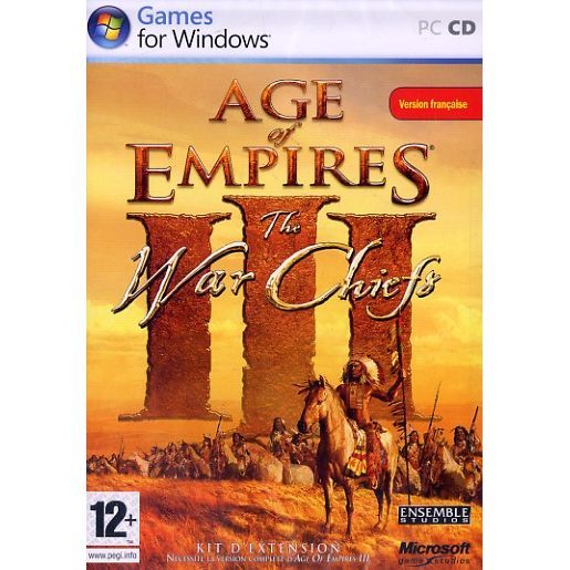 AGE OF EMPIRES 3 THE WAR CHIEFS ADD-ON / PC DVD-RO