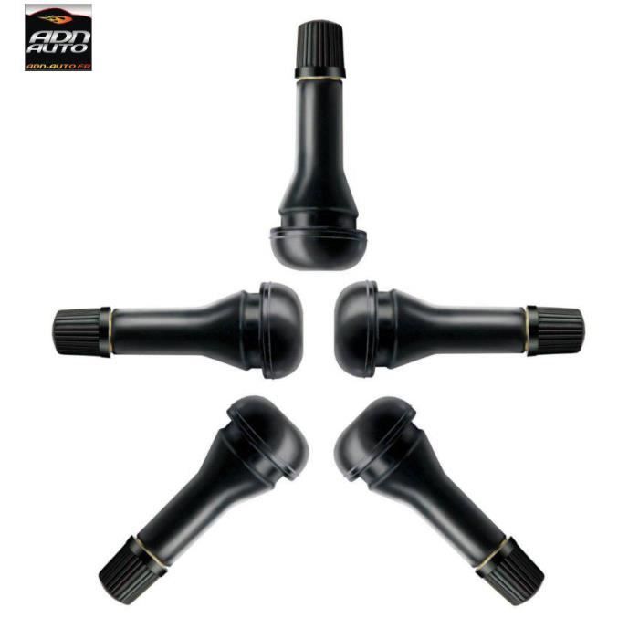 5 Valves de Roues TR414L - Noir