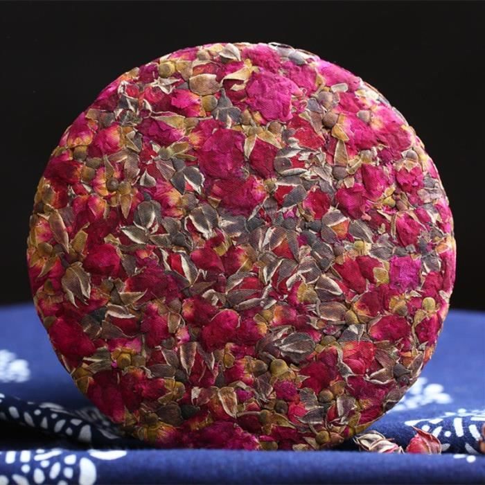 200g (0.44LB) High Quality China Blooming Compressed Flower Tea Cake Scented Tea Herbal Tea Botanical Tea Herbs Tea Green Tea Raw