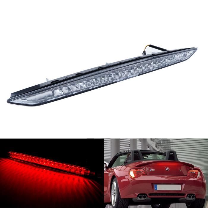 lentille Blanc Clair LED Haut Niveau Arriere Feux de Stop Freinage Pour 2002-08 BMW Z4 Roadster E85