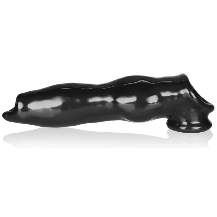 Oxballs Fido Cock Sheath - Gaine pour Pénis, Noir - 840215114563