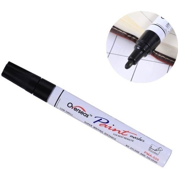 Réparation de peinture pour voiture, retouche, outil de dissimulation de stylo de peinture (noir)