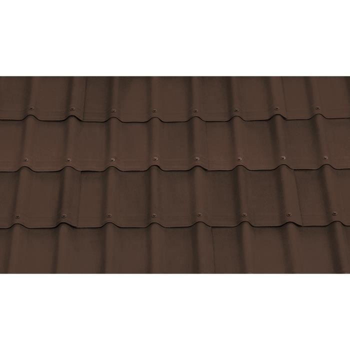 Couverture tuile modele imitation onduline onduvilla - noire
