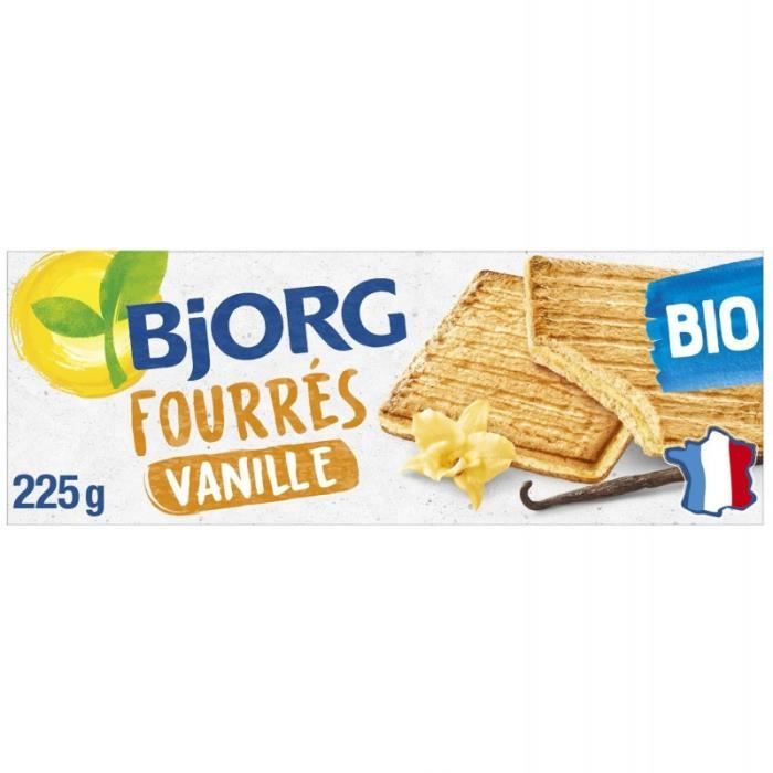 BJORG - Fourrés Vanille 225G - Lot De 3