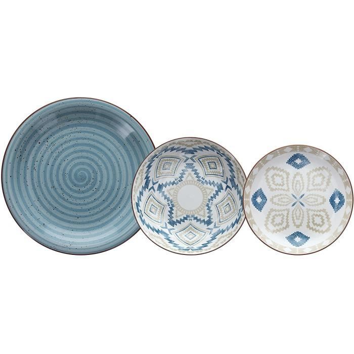 SERVICE DE TABLE Casablanca Service d'assiettes en porcelaine26