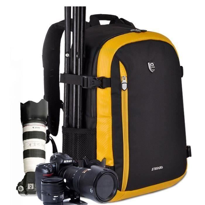 orange sac a dos appareil photo reflex imperméable pour canon pour nikon. sac de voyage. sac photo bandoulière reflex Aa67174