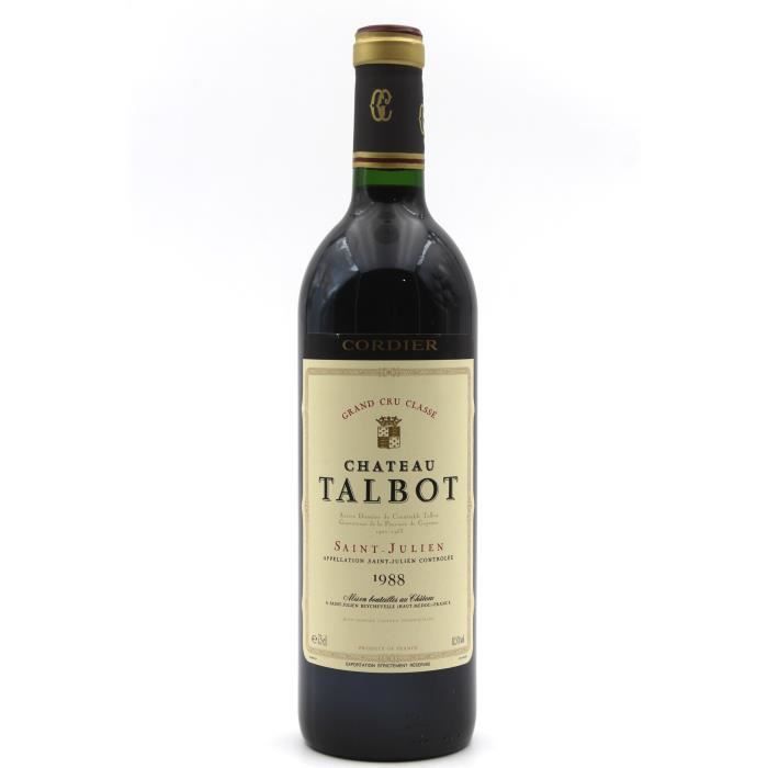 Château Talbot 1988 Rouge 75cl AOC Saint - Julien