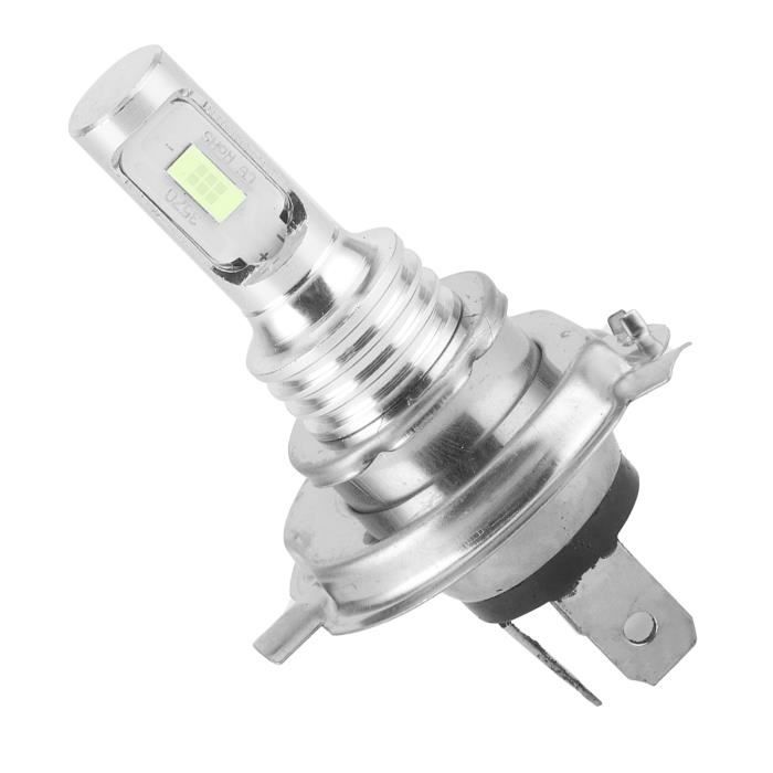 HURRISE Ampoule antibrouillard Puce d'ampoule LED de phare antibrouillard pour voiture de moto avec prise H4 80W DC 12V-24V (bleu