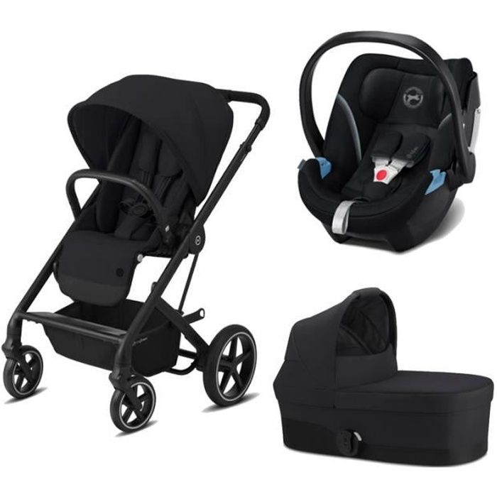 Poussette TRIO Balios S Lux BLK ATON 5 Nacelle S Deep Black