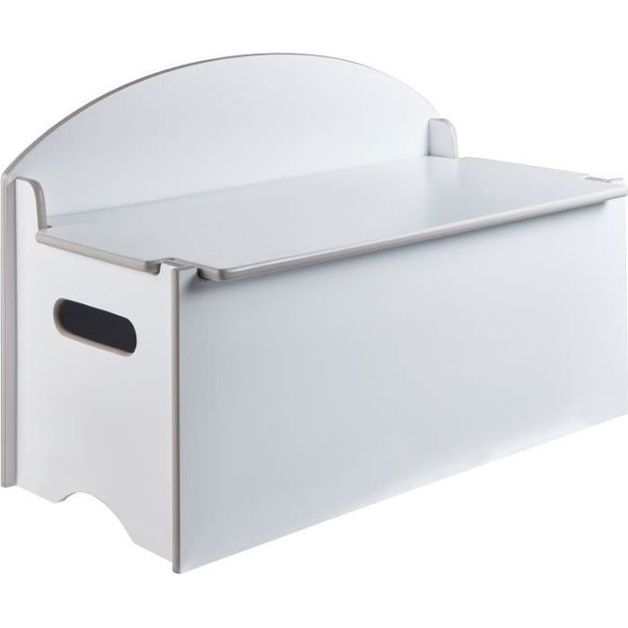 Worlds Apart Coffre pour jouets 45x70x35 cm Bois Blanc