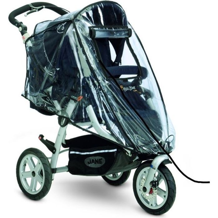 habillage pluie poussette double bambisol