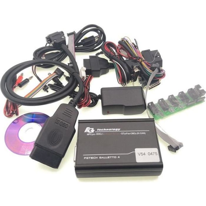Outils de diagnostic de voiture FGtech Galletto 2V54 Fg Tech V54 Master 4 BDM-TriCore-OBD