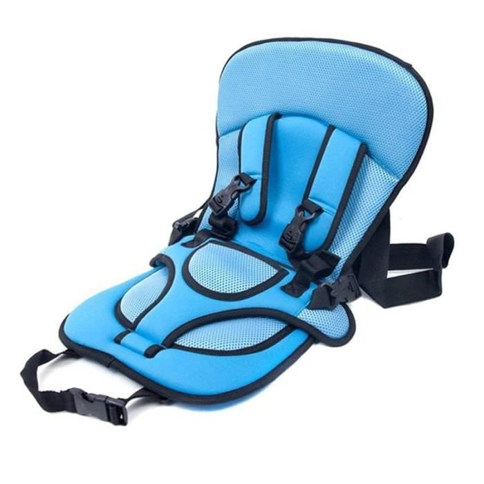 Siège de Sécurité Voiture coussin Portable Coussin Bleu Harnais transporteur pour bébé / enfants