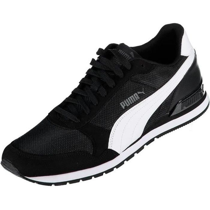 chaussures homme baskets puma st runner v2 mesh. le design intemporel et légendaire du st runner ne se démode jamais. le st runner v